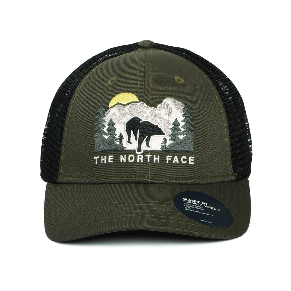 Gorra de camionero Mudder bordado reciclada de The North Face - Verde Oliva