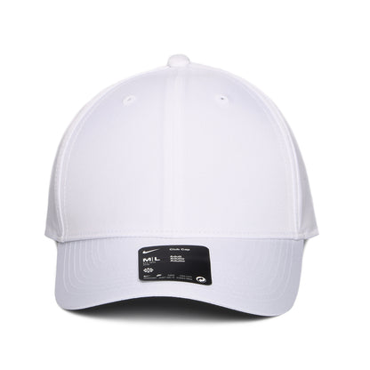 Gorra de béisbol Dri-Fit Estructurada Logo Trasero de Nike Golf - Blanco-Negro