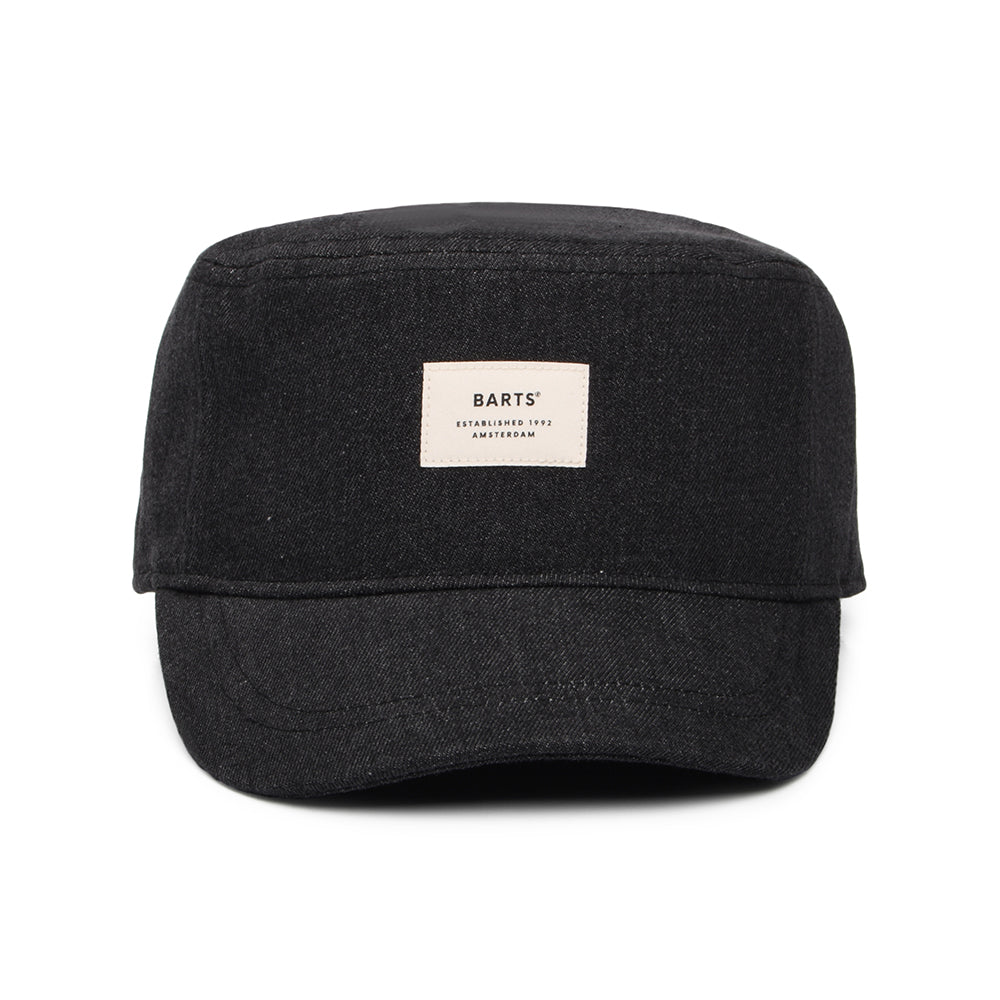 Gorra militar Montaña de algodón de Barts - Negro