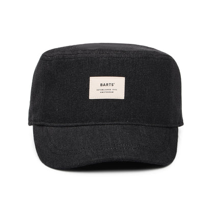 Gorra militar Montaña de algodón de Barts - Negro