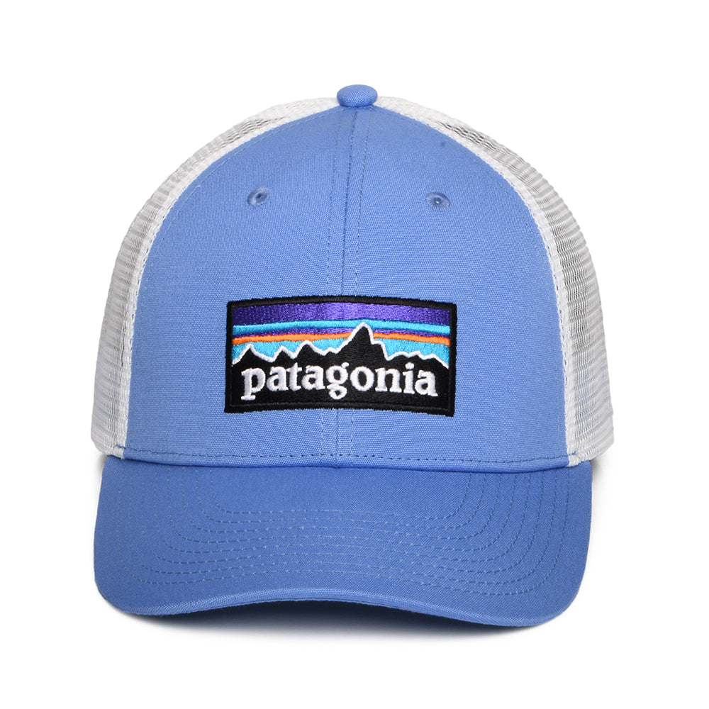 Gorra Trucker P-6 Logo LoPro de algodón orgánico de Patagonia - Océano-Blanco
