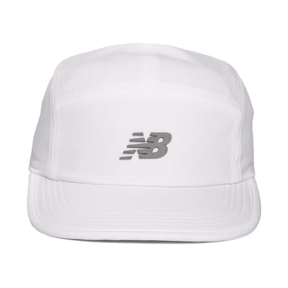 Gorra 5 paneles Performance V 2.0 de New Balance - Blanco