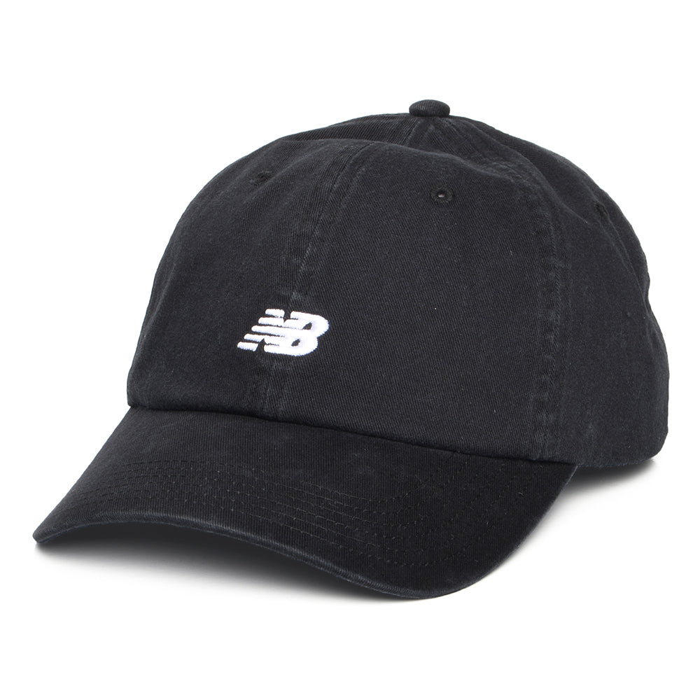 Gorra de béisbol Classic V 2.0 de sarga de algodón de New Balance - Negro