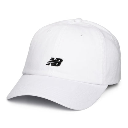 Gorra de béisbol Classic V 2.0 de sarga de algodón de New Balance - Blanco