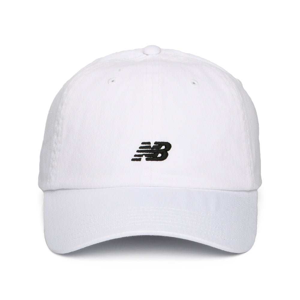Gorra de béisbol Classic V 2.0 de sarga de algodón de New Balance - Blanco