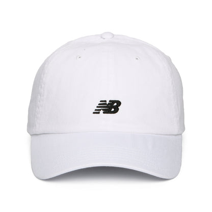 Gorra de béisbol Classic V 2.0 de sarga de algodón de New Balance - Blanco