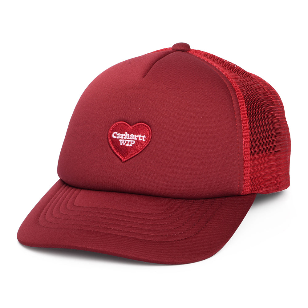 Gorra de camionero Parche de Corazón de Carhartt WIP - Escarlata