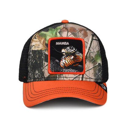 Gorra de camionero Emboscada de Goorin - Camuflaje-Naranja