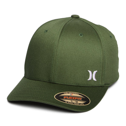 Gorra de béisbol Micro Icon Flexfit de Hurley - Verde Oliva