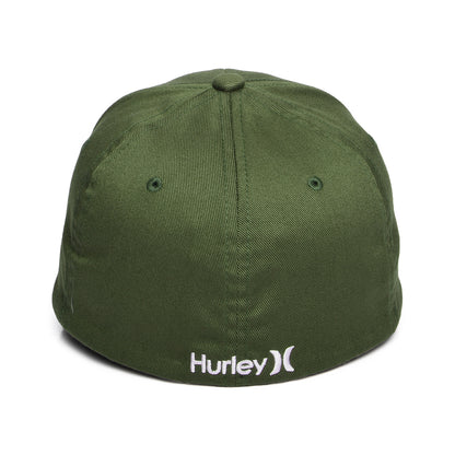 Gorra de béisbol Micro Icon Flexfit de Hurley - Verde Oliva