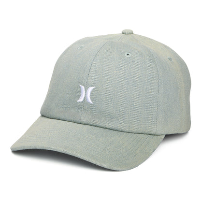 Gorra de béisbol Iconic para mujeres de Hurley - Azul Claro