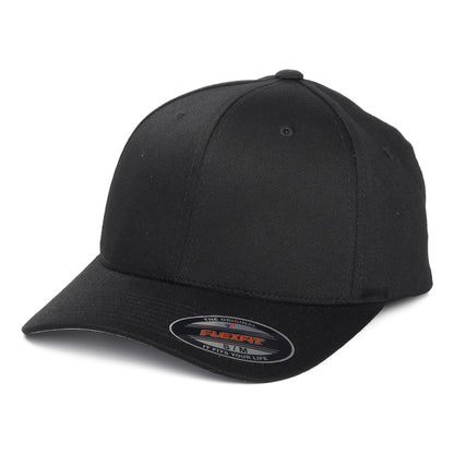 Gorra de béisbol de Combed de FlexFit - Negro