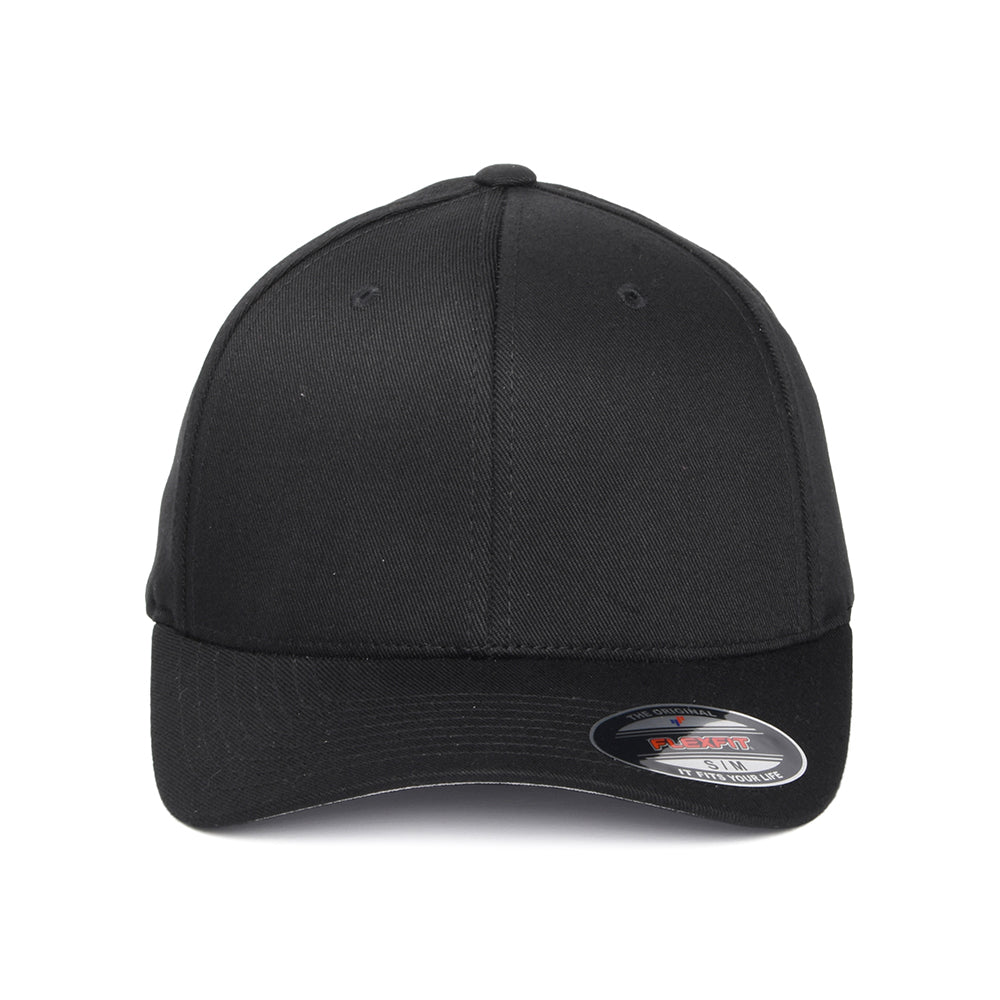 Gorra de béisbol de Combed de FlexFit - Negro