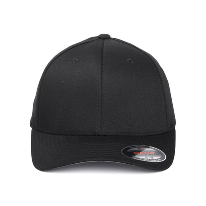 Gorra de béisbol de Combed de FlexFit - Negro