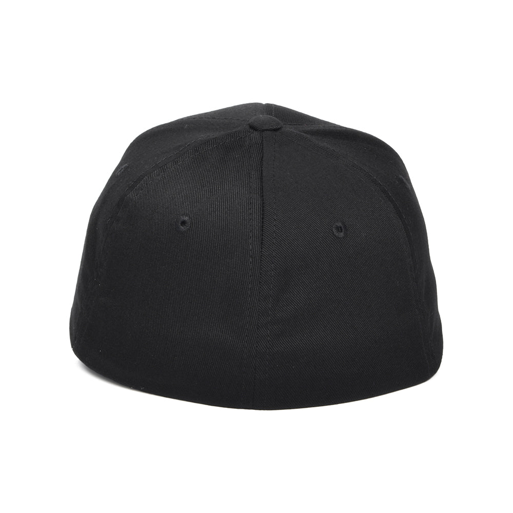 Gorra de béisbol de Combed de FlexFit - Negro