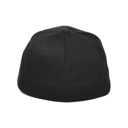 Gorra de béisbol de Combed de FlexFit - Negro