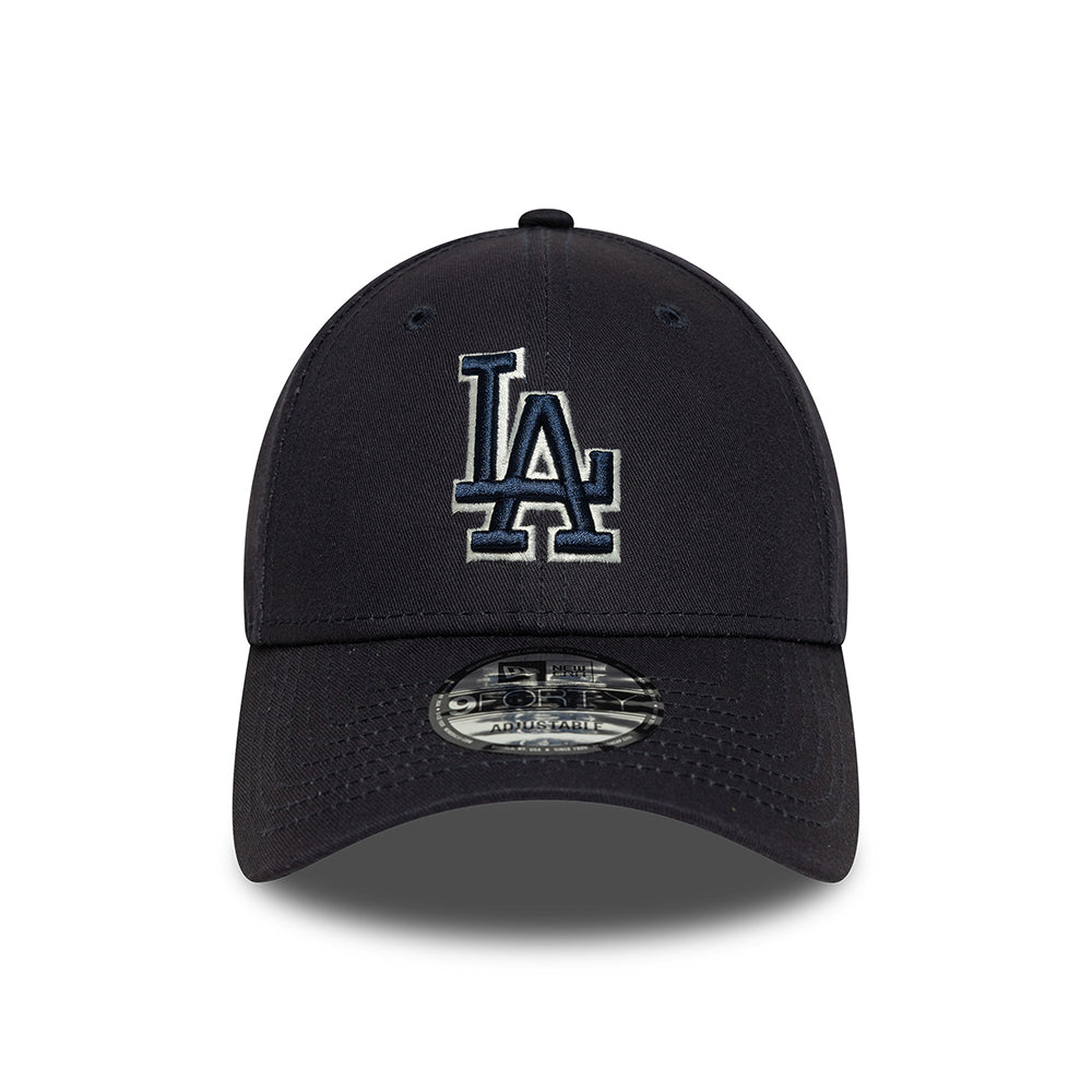 Gorra de béisbol 9FORTY MLB Team Outline L.A. Dodgers de New Era - Azul Marino-Blanco