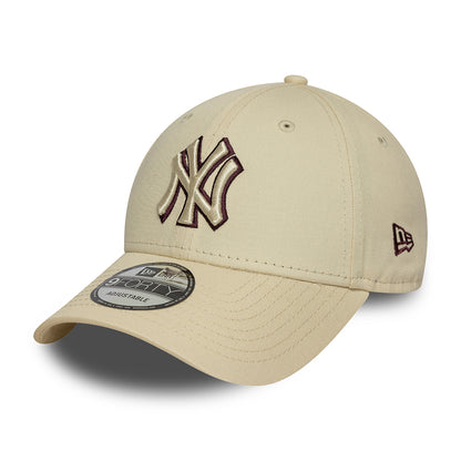 Gorra de béisbol 9FORTY MLB Team Outline New York Yankees de New Era - Beige-Marrón