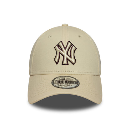 Gorra de béisbol 9FORTY MLB Team Outline New York Yankees de New Era - Beige-Marrón