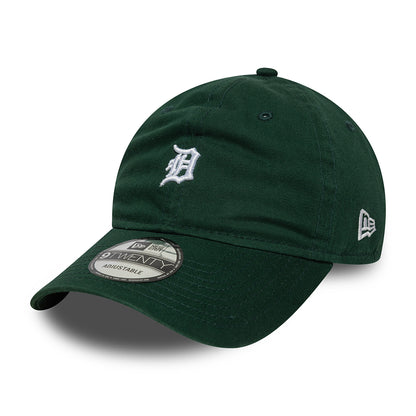 Gorra de béisbol 9TWENTY - MLB Mini Washed Detroit Tigers de New Era - Verde Oscuro-Blanco