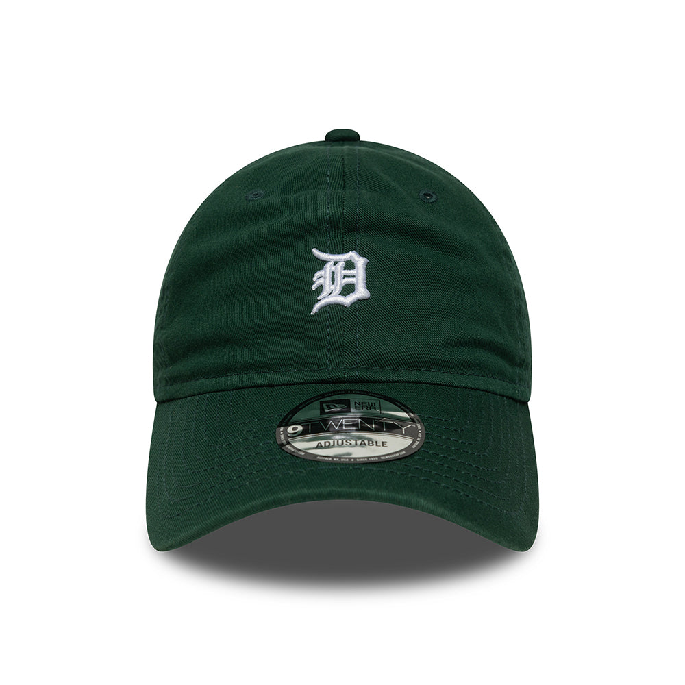Gorra de béisbol 9TWENTY - MLB Mini Washed Detroit Tigers de New Era - Verde Oscuro-Blanco
