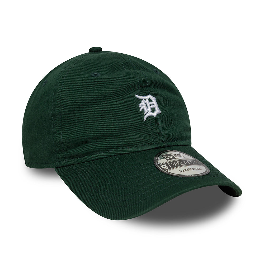 Gorra de béisbol 9TWENTY - MLB Mini Washed Detroit Tigers de New Era - Verde Oscuro-Blanco