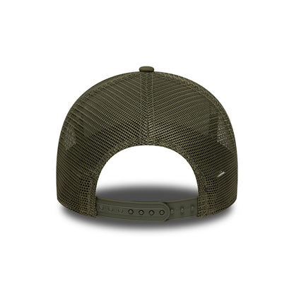 Gorra de camionero A-Frame MLB Outline L.A. Dodgers de New Era - Verde Oliva