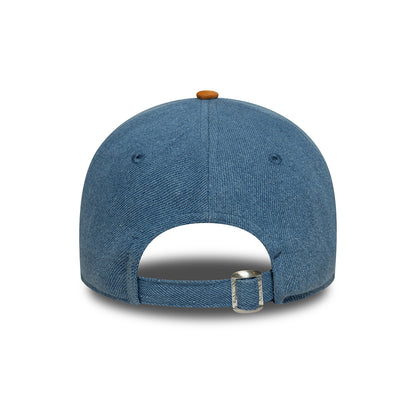 Gorra de béisbol 9TWENTY NBA Denim Midi L.A. Lakers de New Era - Azul-Beige Arena