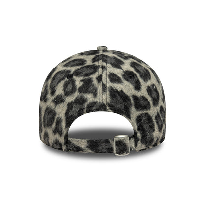 Gorra de béisbol mujeres 9FORTY MLB Cosy Animal L.A. Dodgers de New Era - Leopardo Gris