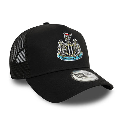 Gorra de camionero A-Frame Premier League Core Newcastle United FC de New Era - Negro