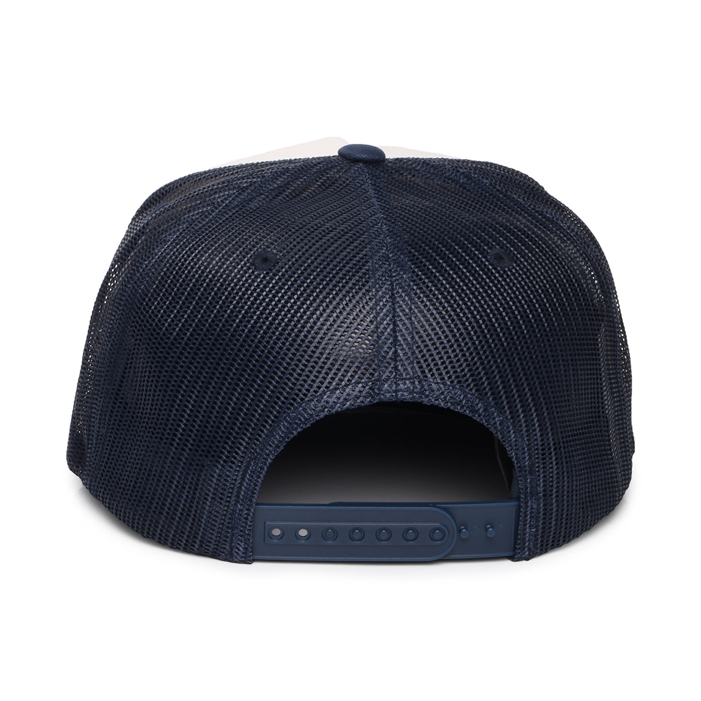 Gorra de camionero Oath MP de Brixton - Blanco Roto-Indigo
