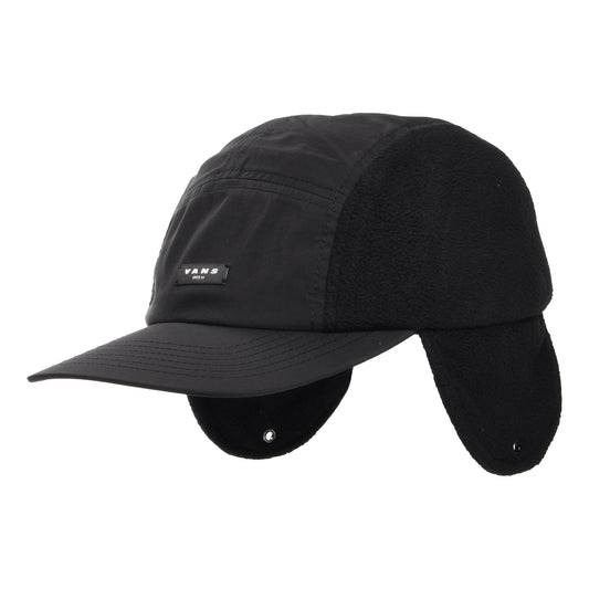 Gorra 5 paneles 66 con orejeras de Vans - Negro