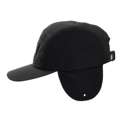 Gorra 5 paneles 66 con orejeras de Vans - Negro