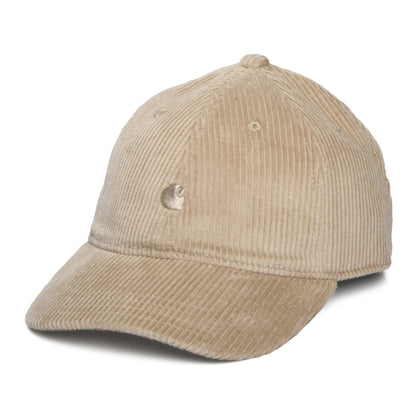 Gorra de béisbol Harlem de pana Wale de Carhartt WIP - Piedra