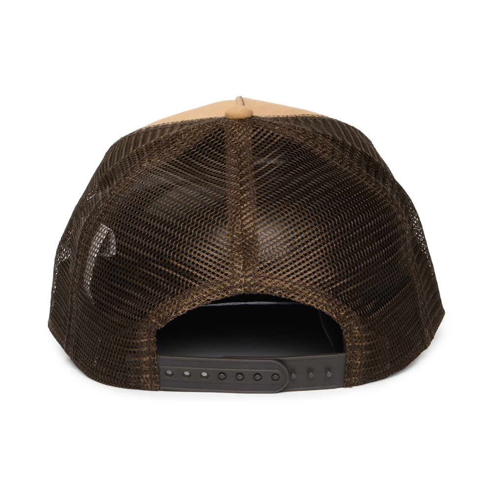 Gorra de camionero Toro de Stetson - Beige Arena-Azul-Marrón