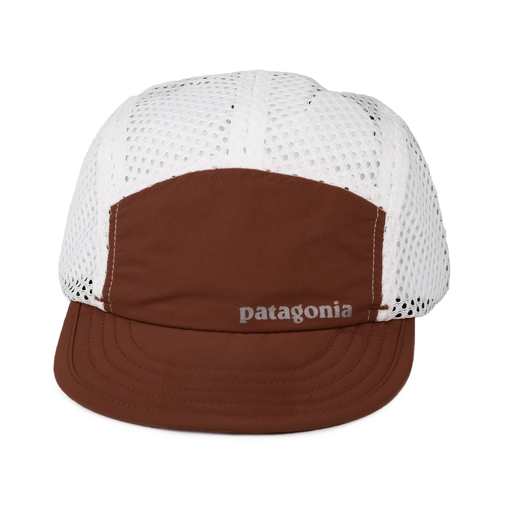 Gorra 5 paneles Duckbill reciclado de Patagonia - Ladrillo-Blanco