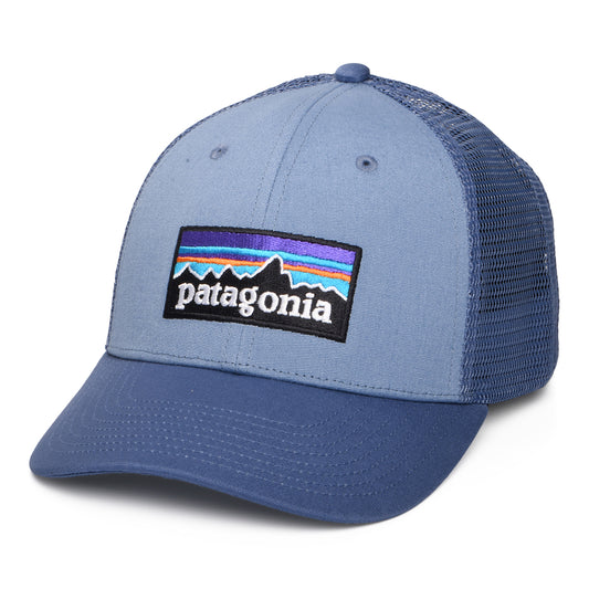 Gorra Trucker P-6 Logo LoPro de algodón orgánico de Patagonia - Azul