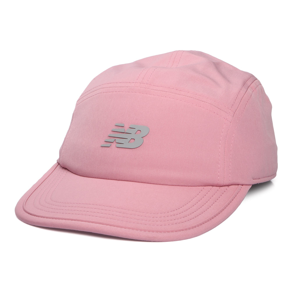 Gorra 5 paneles Performance V 2.0 de New Balance - Rosa Claro