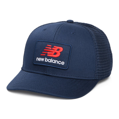 Gorra de camionero parche de logo NB de New Balance - Azul Marino