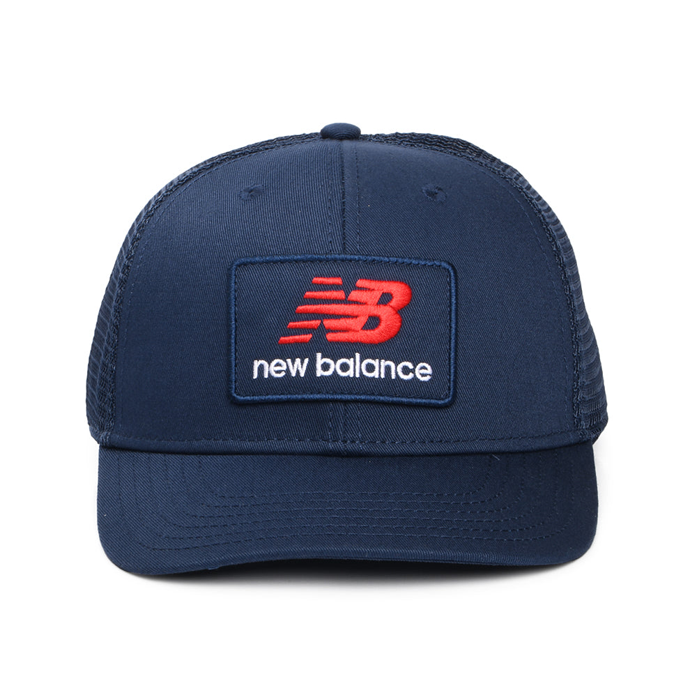 Gorra de camionero parche de logo NB de New Balance - Azul Marino
