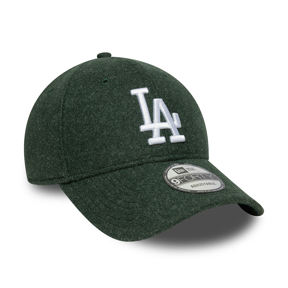 Gorra de béisbol 9FORTY MLB Melton L.A. Dodgers de New Era - Verde Oscuro-Blanco