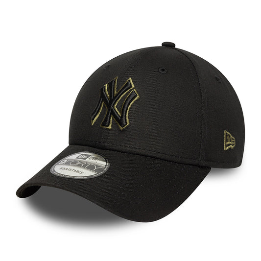 Gorra de béisbol 9FORTY MLB Team Outline New York Yankees de New Era - Negro-Oliva