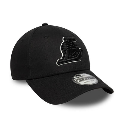 Gorra de béisbol 9FORTY NBA Team Outline L.A. Lakers de New Era - Negro-Blanco
