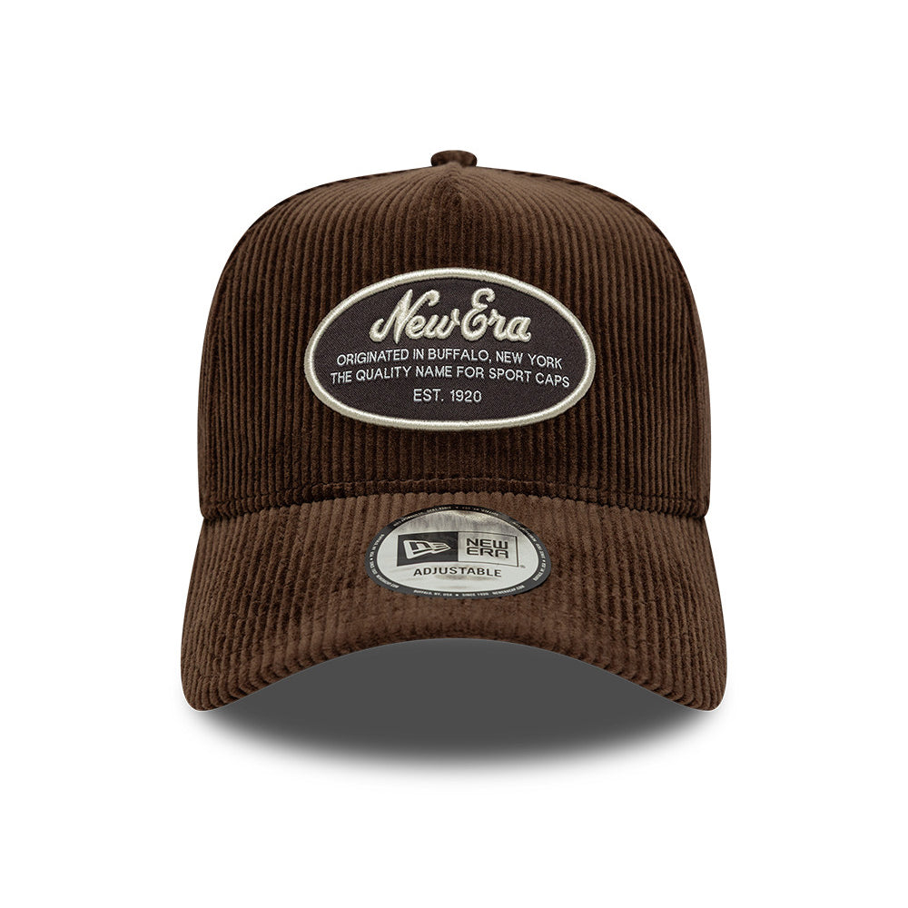 Gorra Snapback 9FORTY A-Frame NE Patch Cord de New Era - Marrón