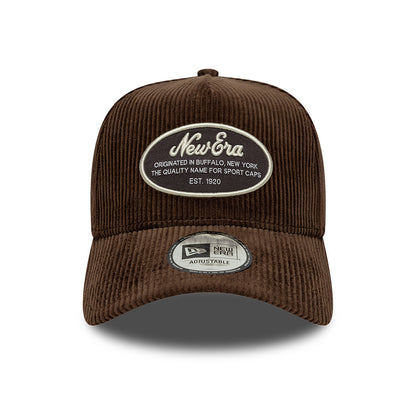 Gorra Snapback 9FORTY A-Frame NE Patch Cord de New Era - Marrón