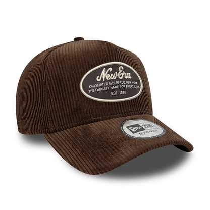 Gorra Snapback 9FORTY A-Frame NE Patch Cord de New Era - Marrón