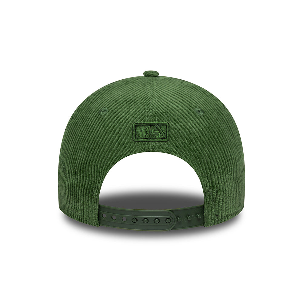 Gorra de béisbol 9FORTY MLB Cord L.A. Dodgers de New Era - Verde Musgo