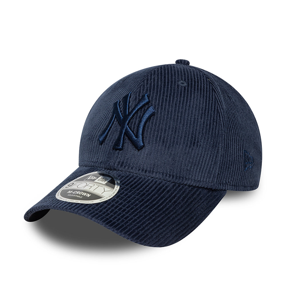 Gorra de béisbol 9FORTY MLB Cord New York Yankees de New Era - Azul Marino