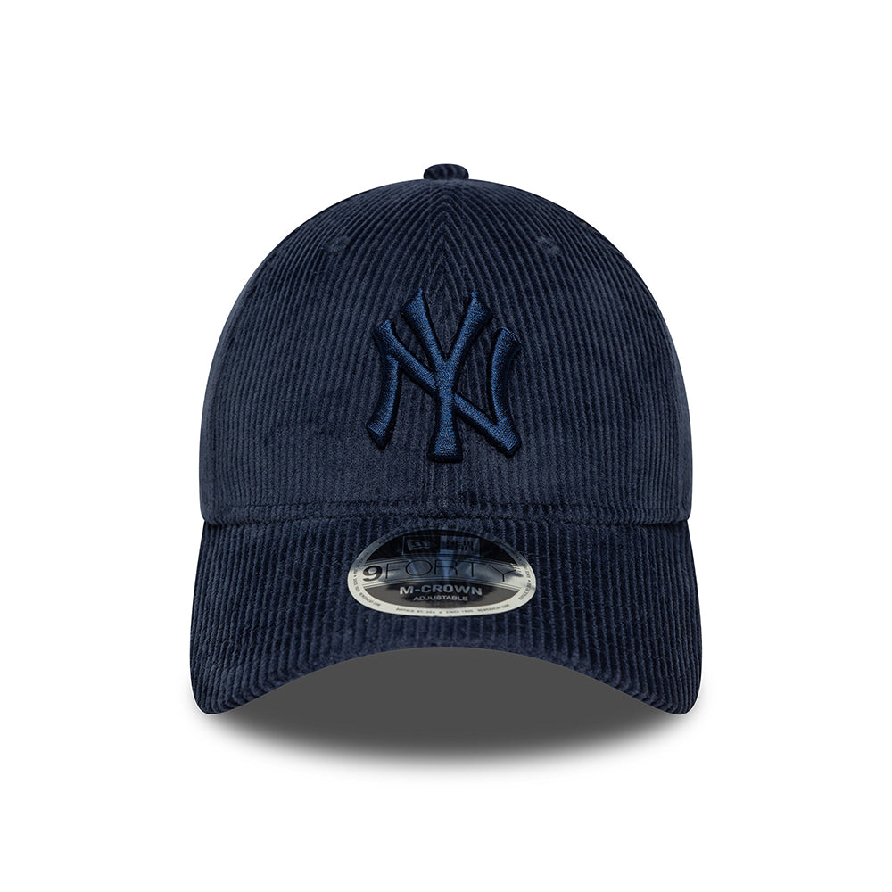 Gorra de béisbol 9FORTY MLB Cord New York Yankees de New Era - Azul Marino