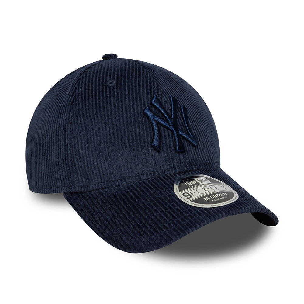 Gorra de béisbol 9FORTY MLB Cord New York Yankees de New Era - Azul Marino